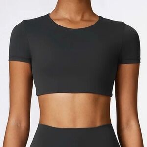 Classic Black Crop Top